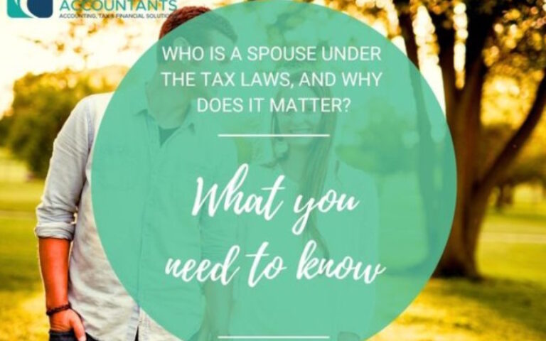 Who is a spouse under the tax laws, and why does it matter?