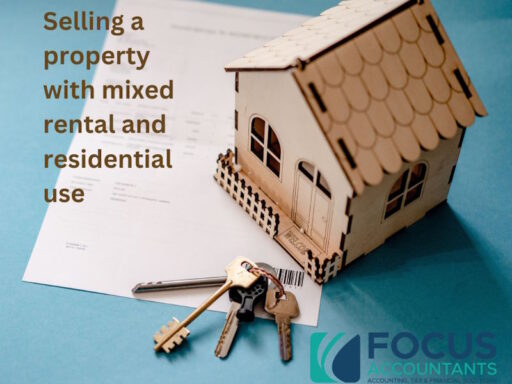 Selling a property with mixed rental and residential use